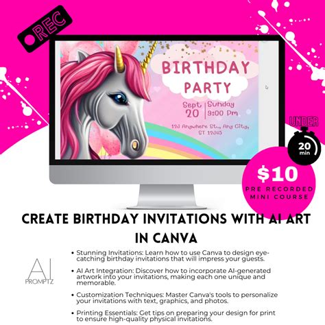 Birthday Invitation AI Generator: Make Your Celebrations Unique