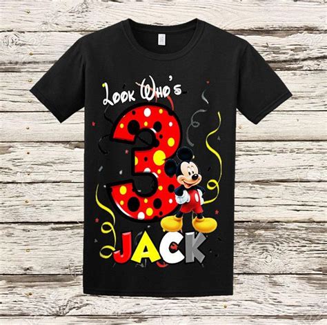 Birthday Shirts Mickey Mouse: A Guide to the Essential Garments for the Magic-Filled Day