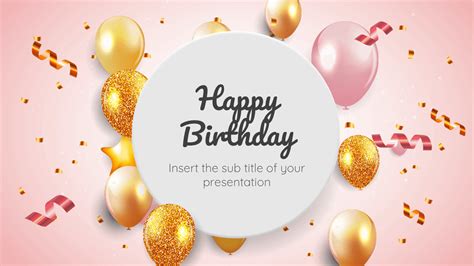 Birthday Slides Template