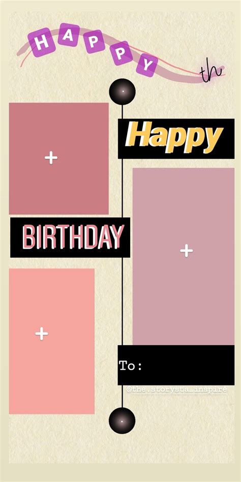Birthday Templates Instagram