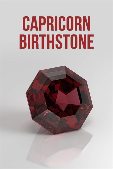 Birthstone Capricorn: Exploring the Enigmatic Onyx and Garnet