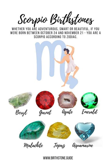 Birthstones for Scorpios: A Tapestry of Mystery and Allure