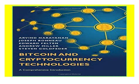 Bitcoin Cryptocurrency Technologies Comprehensive Introduction Epub