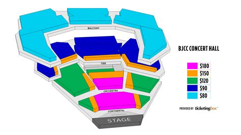 Bjcc Concert Hall Birmingham Al Seating Chart