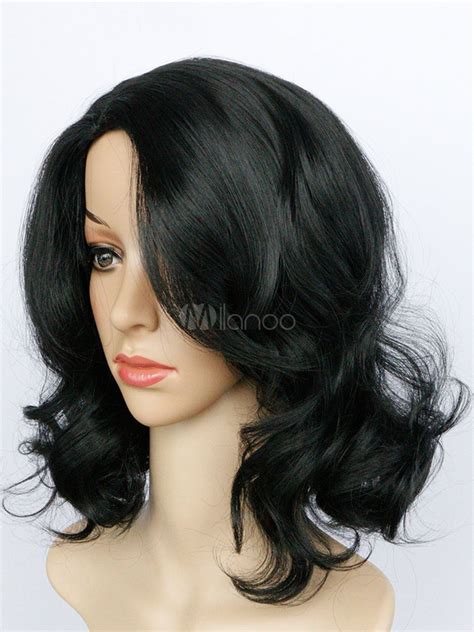 Black 16" African American Hair Wigs