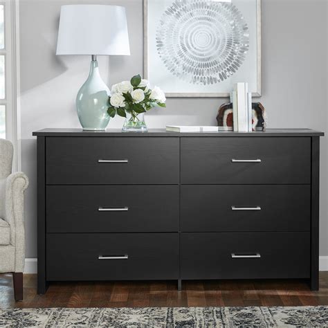 Black 6 Drawer Dresser: Elevate Your Bedroom Aesthetics