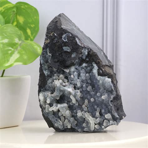 Black Chalcedony Untumbled: A Stone of Protection, Grounding, and Healing