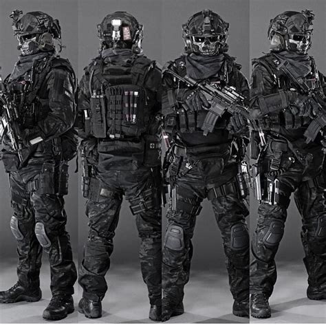 Black Combat Suit