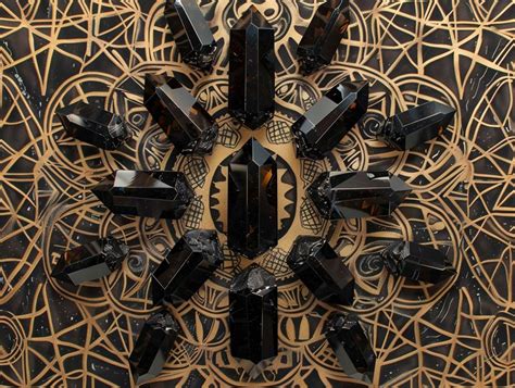 Black Crystals: The Embodiment of Protection and Grounding