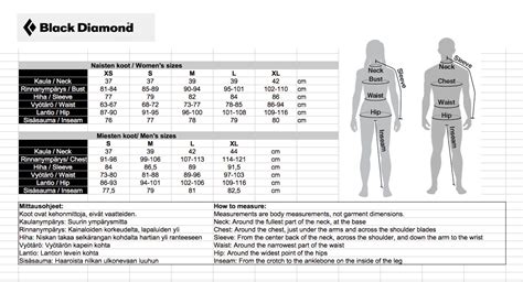 Black Diamond Climbing Harness Size Chart