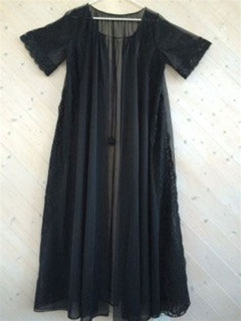 Black Flowing Robe: