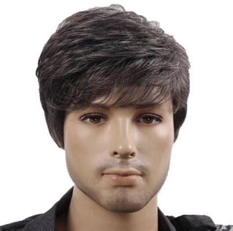 Black Hair Wigs for Men