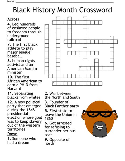 Black History Puzzles Printable