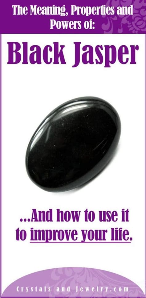 Black Jasper Meaning