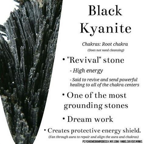 Black Kyanite: A Guide to Its Properties and Applications