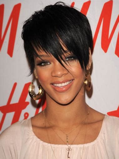 Black Lace Front: Cropped Rihanna Wigs 2025 - VS