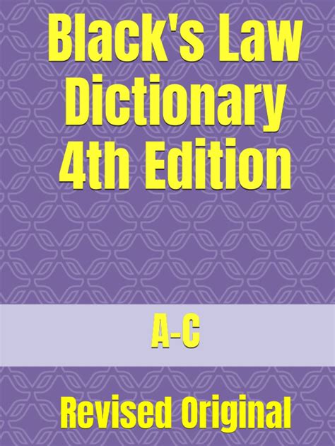 Black Law Dictionary 4th Edition Ebook Kindle Editon