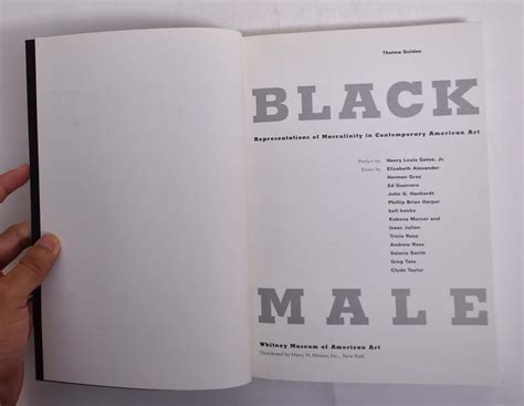 Black Male Representations of Masculinity in Contemporary American Art Doc