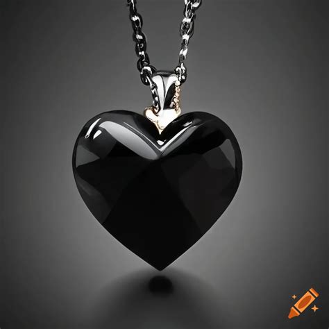 Black Onyx Heart Necklace: A Journey into Protection, Power, and Elegance