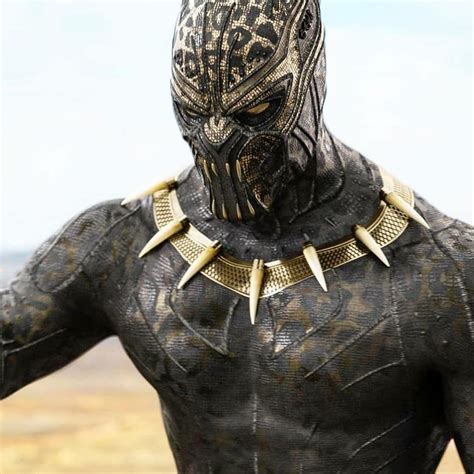 Black Panther Golden Jaguar Suit: