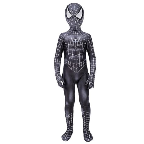 Black Spandex Spider-Man Costume