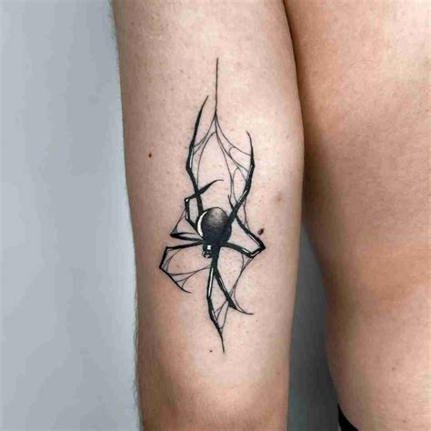 Black Spider Tattoo: