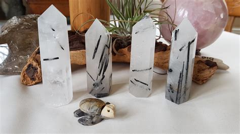 Black Tourmaline on Quartz: A Stone of Protection, Grounding, and Purification