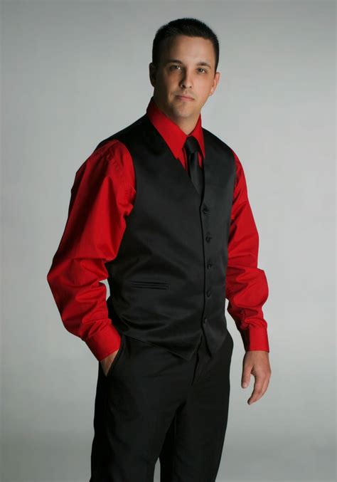 Black Vest with Red Shirt: A Classic Combination for Style and Versatility