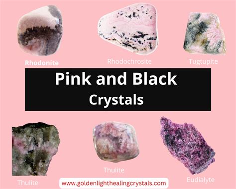 Black and Pink Crystals: A Stunning Duo