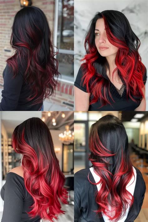 Black and Red Ombre Hair: The Ultimate Guide to Rocking This Edgy Style