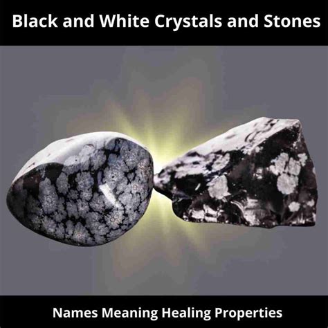 Black and White Crystal Rock: A Tale of Two Colors with Contrasting Properties