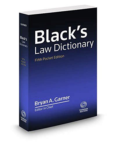 Black s Law Dictionary Fifth Pocket Edition Doc