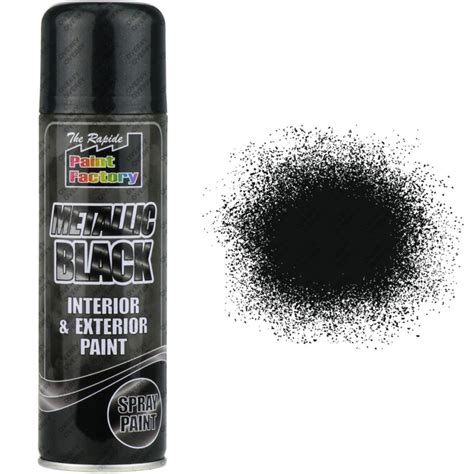 Black spray paint