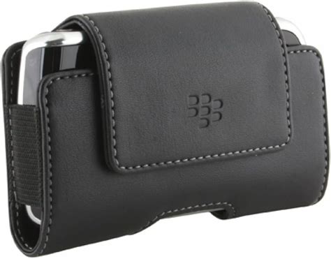 BlackBerry Horizontal Leather Holster Swivel Doc