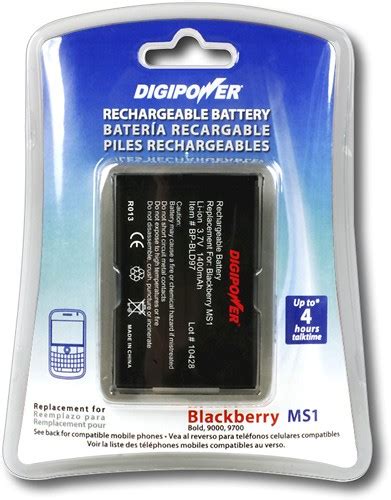 BlackBerry Standard Lithium Ion Battery Smartphones PDF