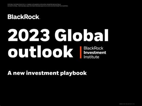 BlackRock's Strategic Outlook for 2023 and Beyond