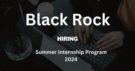 BlackRock Internship 2024