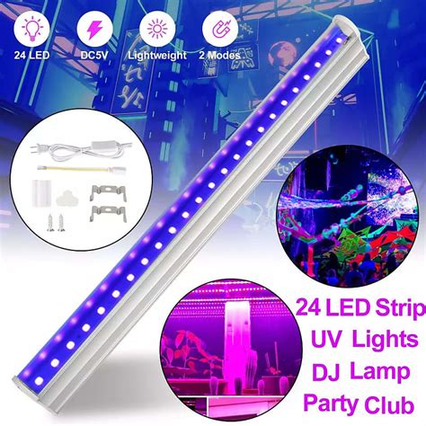 Blacklight Strip LED: Unleashing 24 Ultraviolet Beams for Captivating Displays