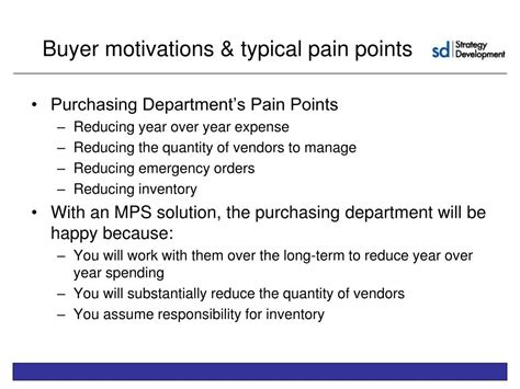 Blackstone's Motivations and pain points