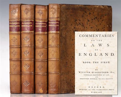 Blackstone Commentaries on the Laws of England: A Cornerstone of Modern Legal Systems