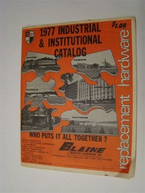 Blaine Hardware Catalog