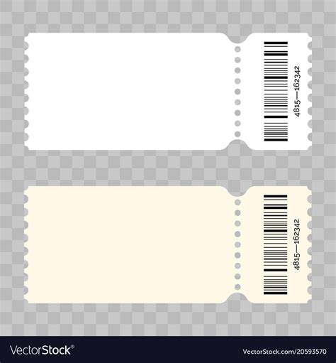 Blank Concert Ticket Template