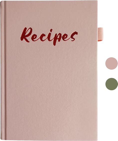 Blank Cookbook Notes and Recipes Book Pink PDF