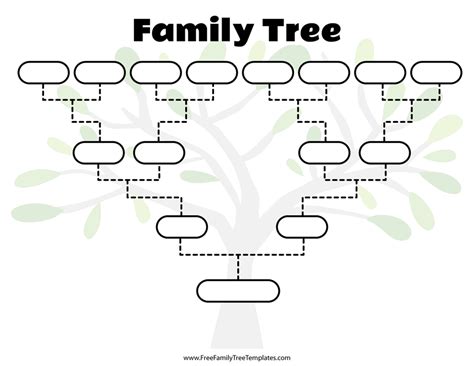 Blank Family Tree Templates