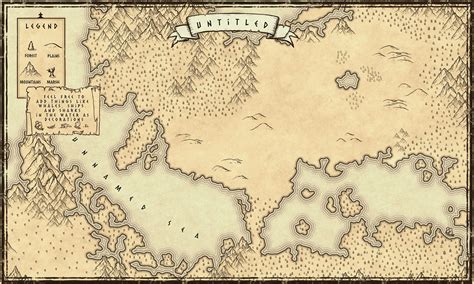 Blank Fantasy Map Template