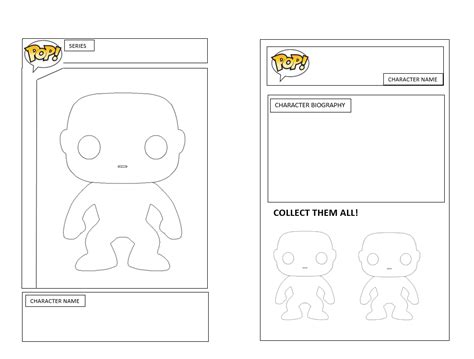 Blank Funko Pop Template