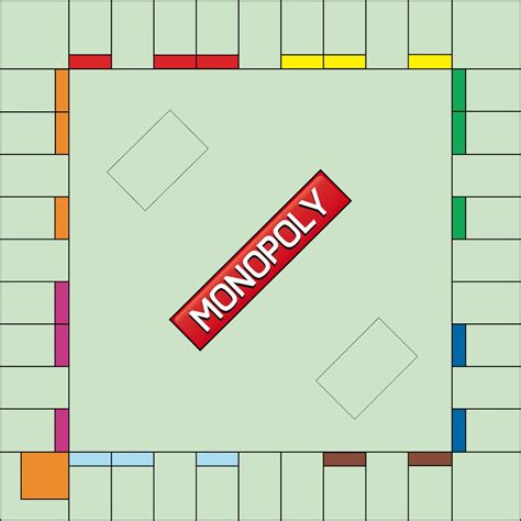 Blank Monopoly Board Template