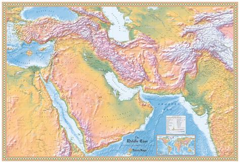 Blank Physical Map Of The Middle East Ebook Doc