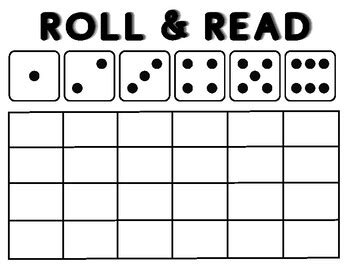 Blank Roll And Read Template