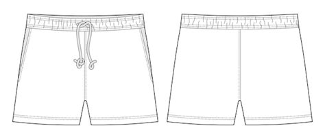Blank Shorts Template